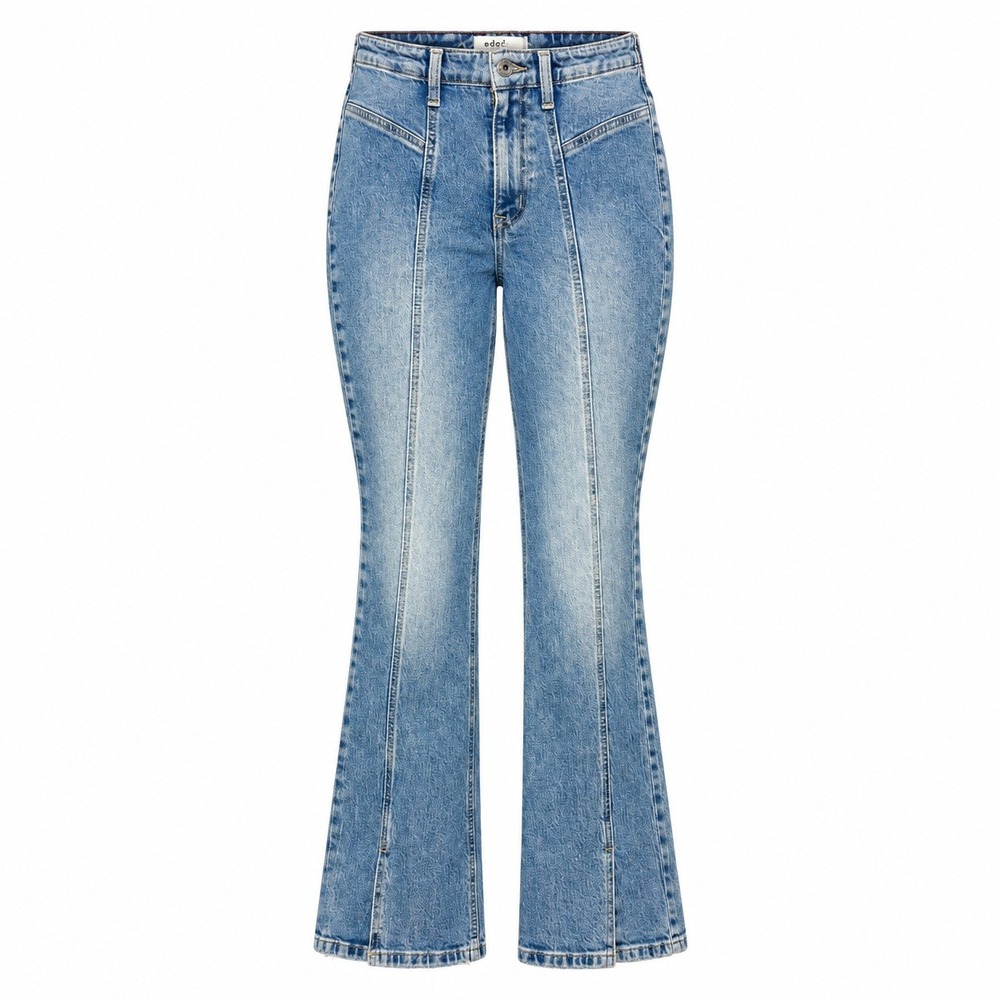 Vintage Y2K Edgely Boho Western Flare Jeans Women Size 6 Retro Coastal Cowgirl